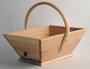 Corbeille Vendange bois 10x7cm conditionné
