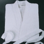 Peignoir kimono standard blanc bouclette